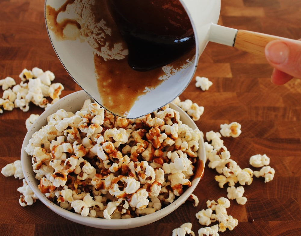 Salted Honey Caramel Popcorn